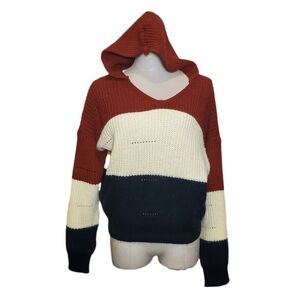 SHEIN Knitted Hoodie Long sleeve Top S